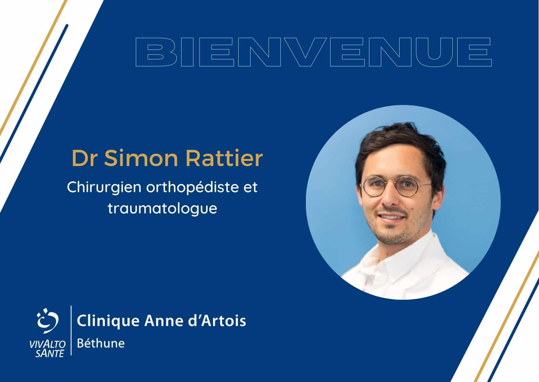 Arrivée du Dr Simon Rattier Vivalto Santé